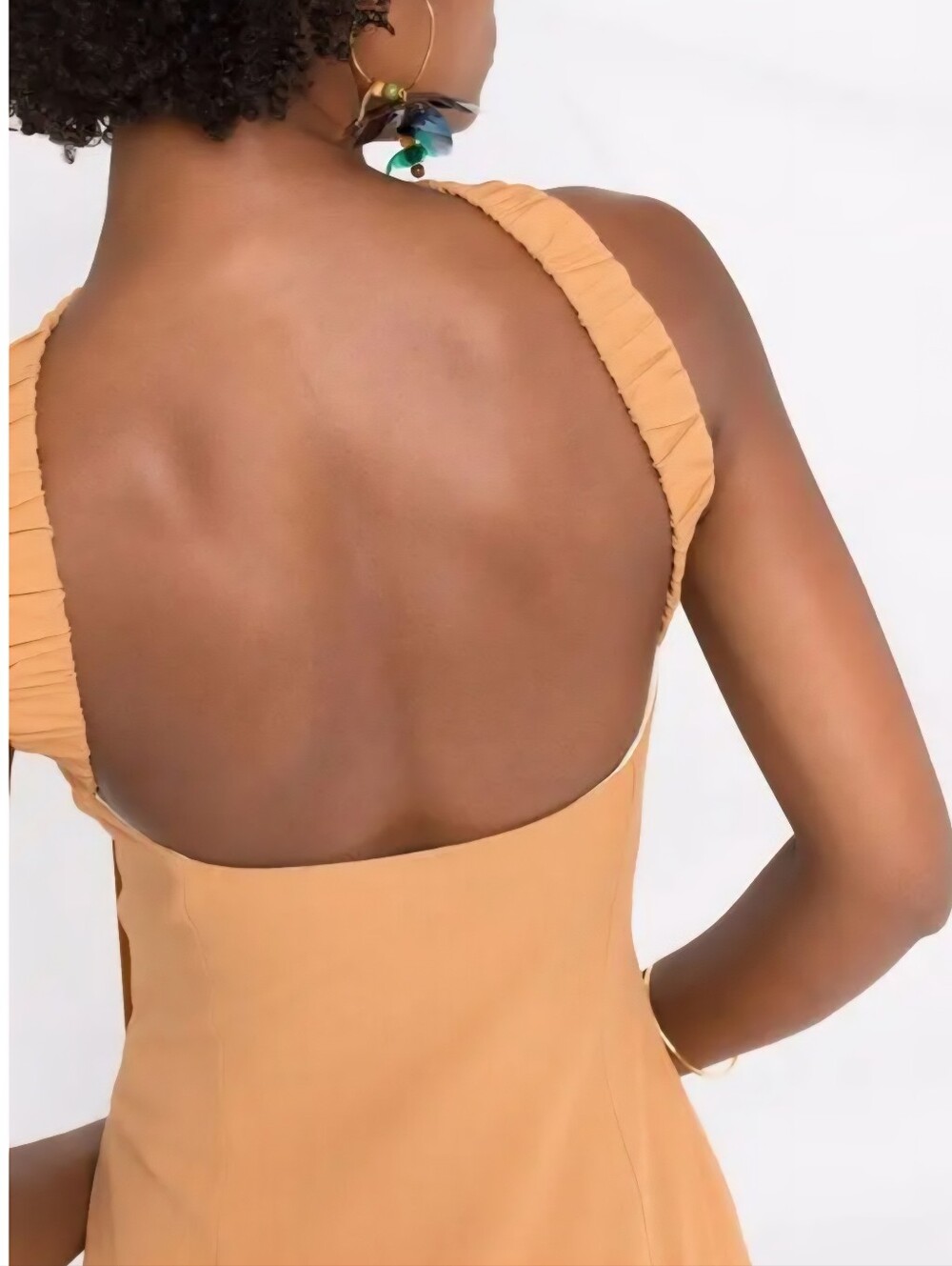 Jacquemus Tan Strapless Maxi Dress Size M - Picture 3 of 14